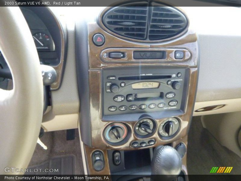 Red / Light Tan 2003 Saturn VUE V6 AWD