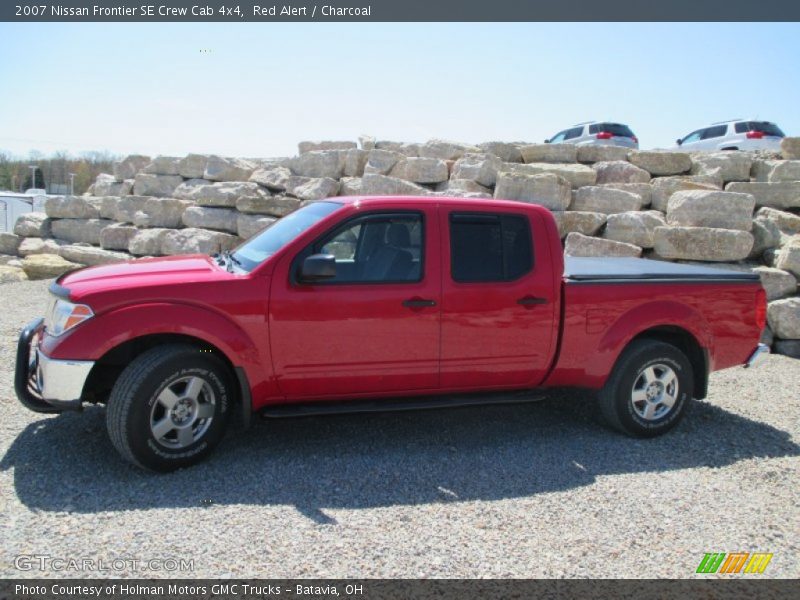Red Alert / Charcoal 2007 Nissan Frontier SE Crew Cab 4x4