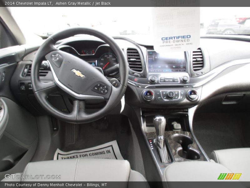 Ashen Gray Metallic / Jet Black 2014 Chevrolet Impala LT