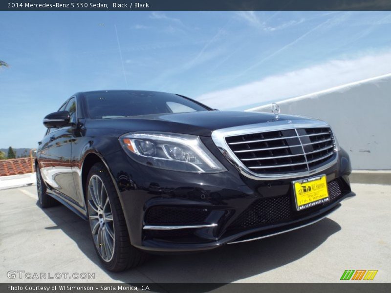 Black / Black 2014 Mercedes-Benz S 550 Sedan