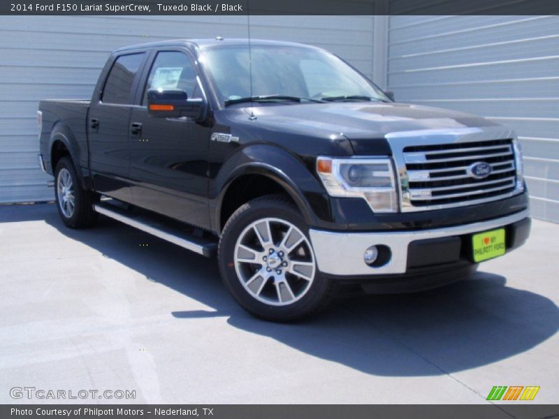 Tuxedo Black / Black 2014 Ford F150 Lariat SuperCrew