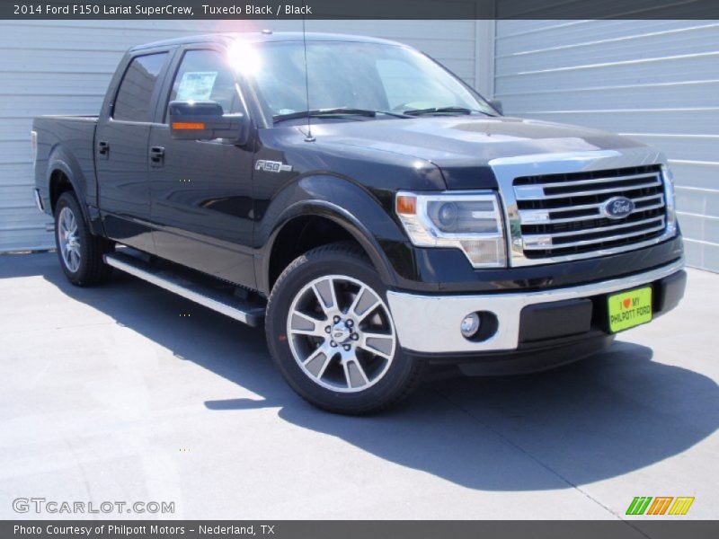 Tuxedo Black / Black 2014 Ford F150 Lariat SuperCrew