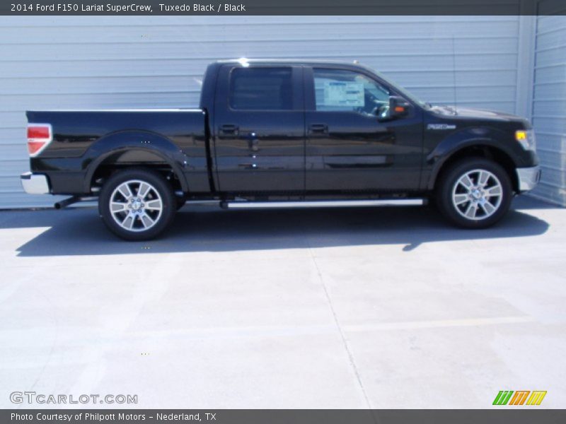 Tuxedo Black / Black 2014 Ford F150 Lariat SuperCrew