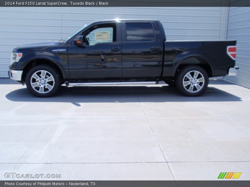Tuxedo Black / Black 2014 Ford F150 Lariat SuperCrew