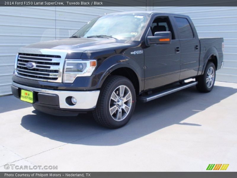 Tuxedo Black / Black 2014 Ford F150 Lariat SuperCrew