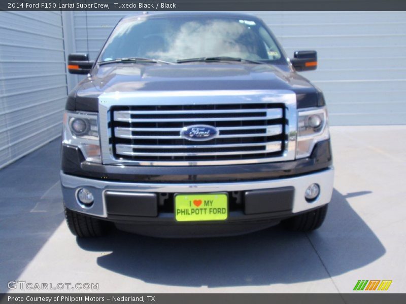 Tuxedo Black / Black 2014 Ford F150 Lariat SuperCrew