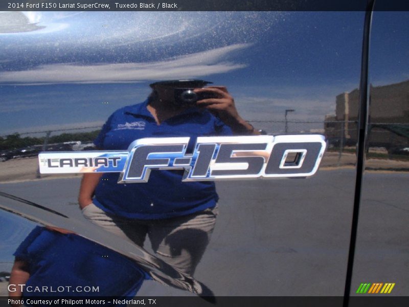 Tuxedo Black / Black 2014 Ford F150 Lariat SuperCrew