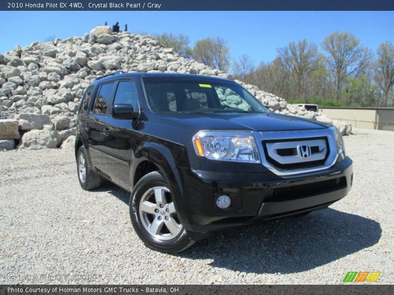 Crystal Black Pearl / Gray 2010 Honda Pilot EX 4WD