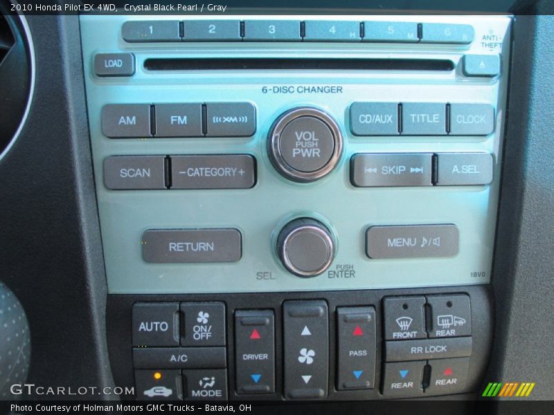 Crystal Black Pearl / Gray 2010 Honda Pilot EX 4WD