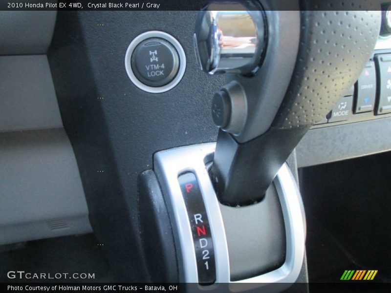 Crystal Black Pearl / Gray 2010 Honda Pilot EX 4WD