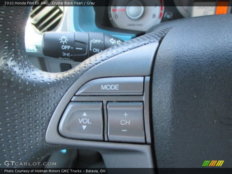 Crystal Black Pearl / Gray 2010 Honda Pilot EX 4WD