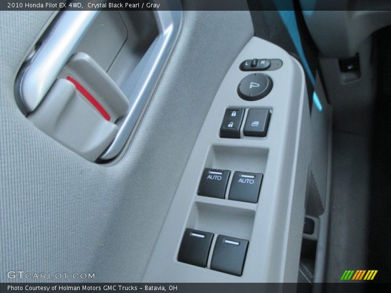 Crystal Black Pearl / Gray 2010 Honda Pilot EX 4WD