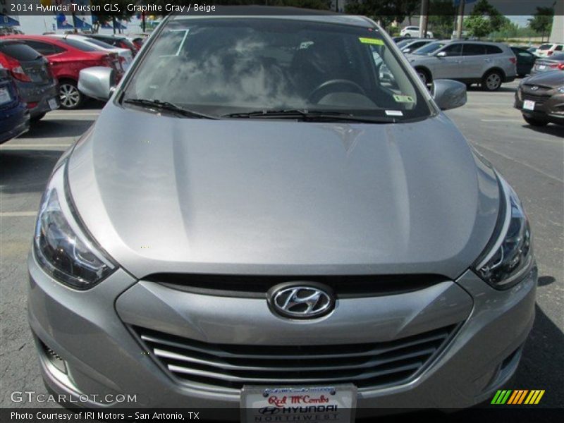 Graphite Gray / Beige 2014 Hyundai Tucson GLS