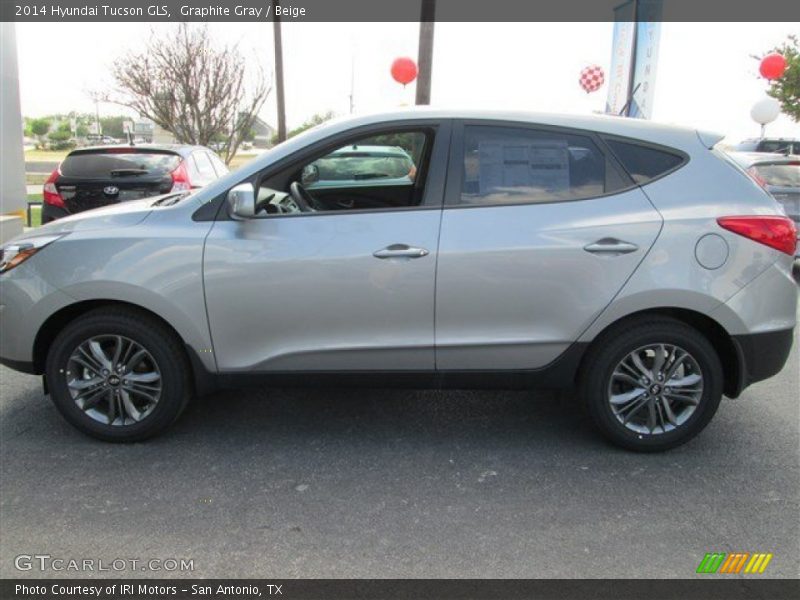 Graphite Gray / Beige 2014 Hyundai Tucson GLS
