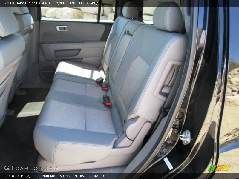 Crystal Black Pearl / Gray 2010 Honda Pilot EX 4WD