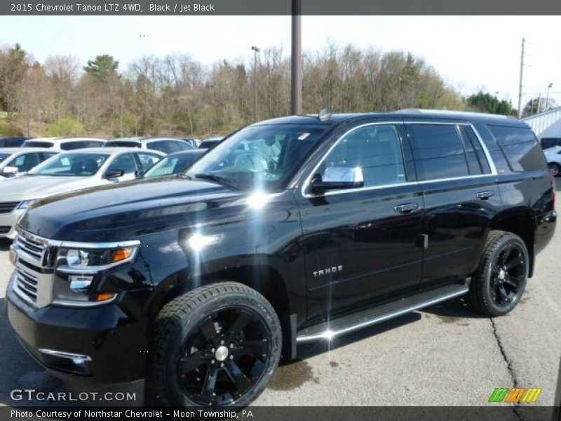 Black / Jet Black 2015 Chevrolet Tahoe LTZ 4WD