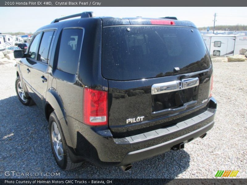Crystal Black Pearl / Gray 2010 Honda Pilot EX 4WD