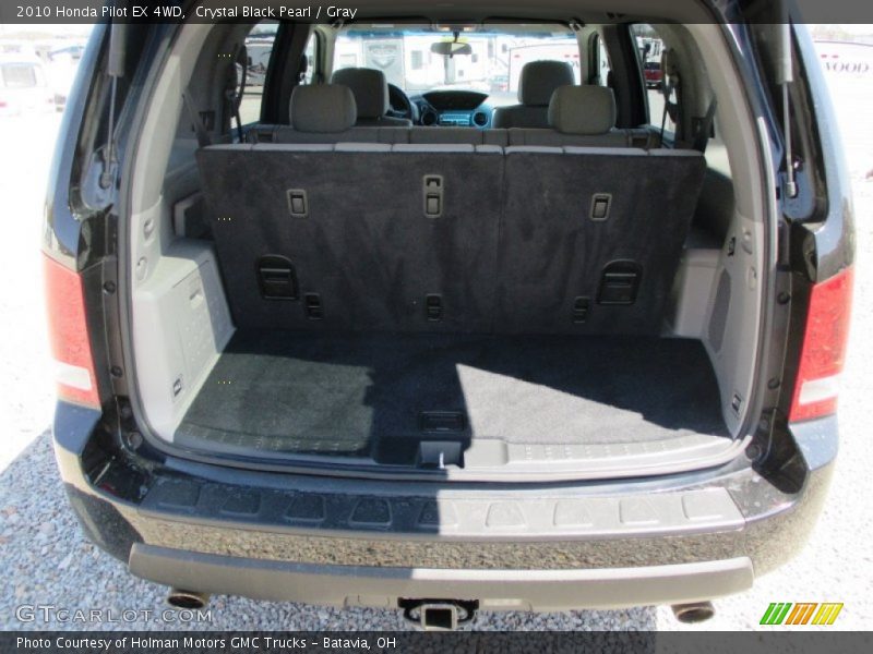 Crystal Black Pearl / Gray 2010 Honda Pilot EX 4WD