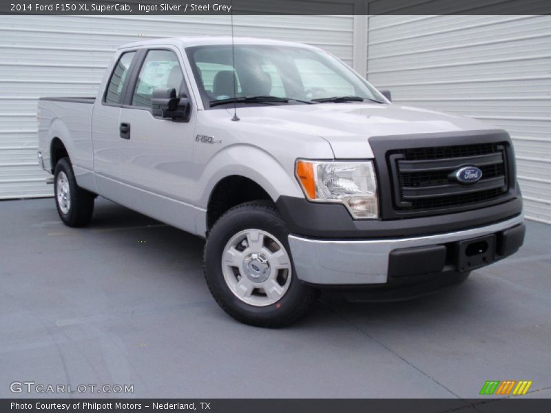 Ingot Silver / Steel Grey 2014 Ford F150 XL SuperCab