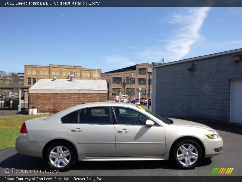 Gold Mist Metallic / Ebony 2011 Chevrolet Impala LT