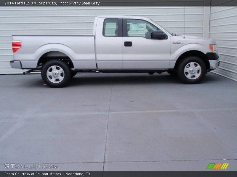 Ingot Silver / Steel Grey 2014 Ford F150 XL SuperCab