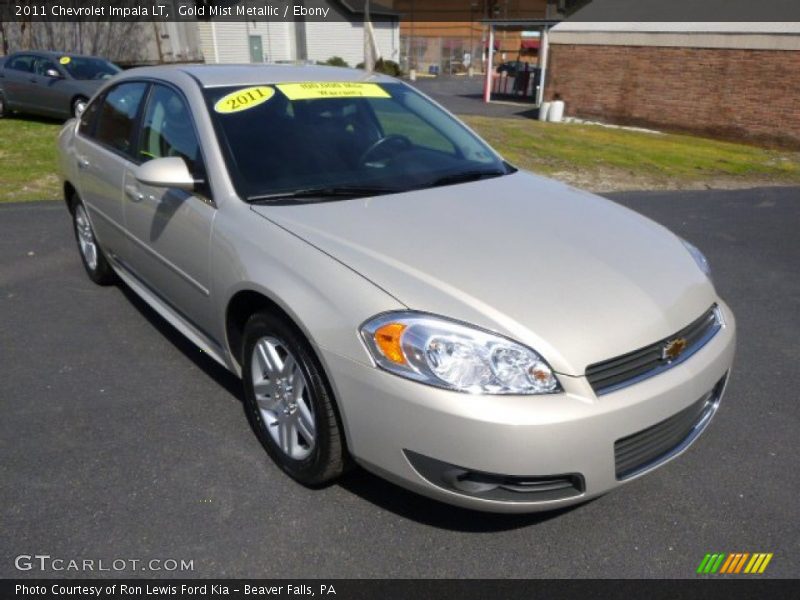 Gold Mist Metallic / Ebony 2011 Chevrolet Impala LT