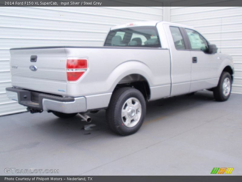 Ingot Silver / Steel Grey 2014 Ford F150 XL SuperCab