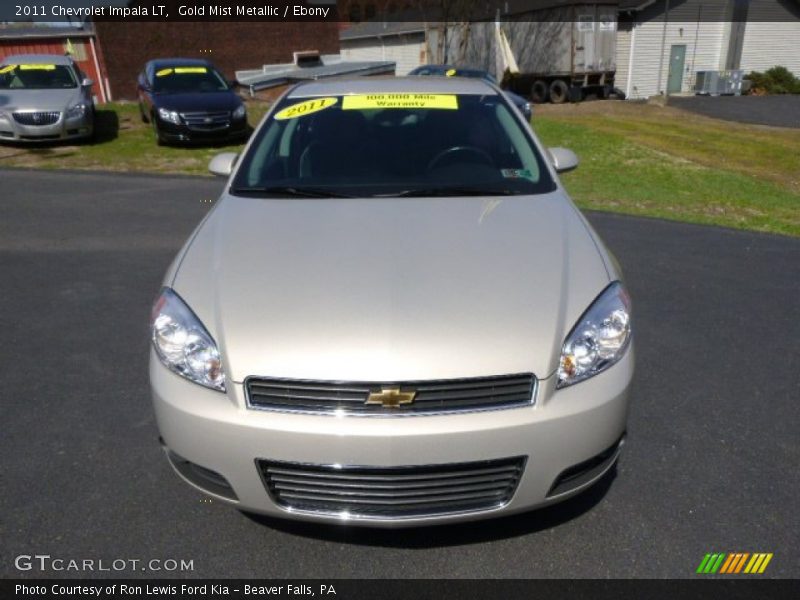 Gold Mist Metallic / Ebony 2011 Chevrolet Impala LT
