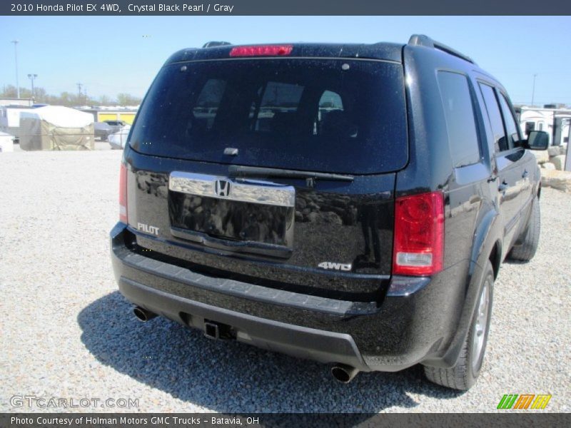 Crystal Black Pearl / Gray 2010 Honda Pilot EX 4WD