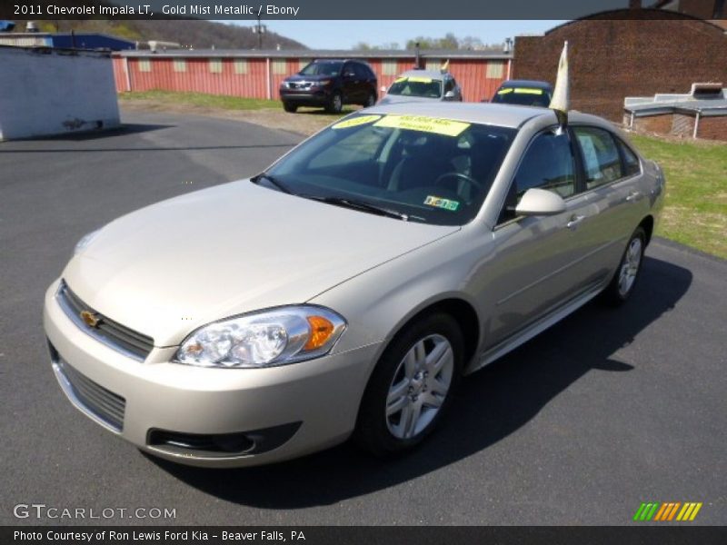 Gold Mist Metallic / Ebony 2011 Chevrolet Impala LT