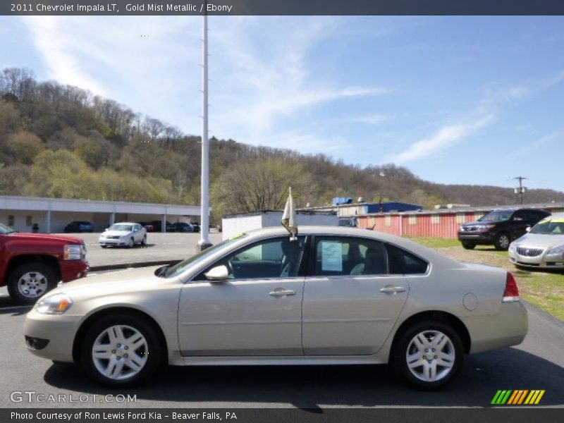 Gold Mist Metallic / Ebony 2011 Chevrolet Impala LT
