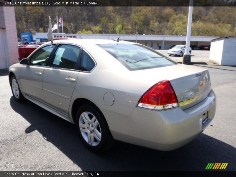 Gold Mist Metallic / Ebony 2011 Chevrolet Impala LT