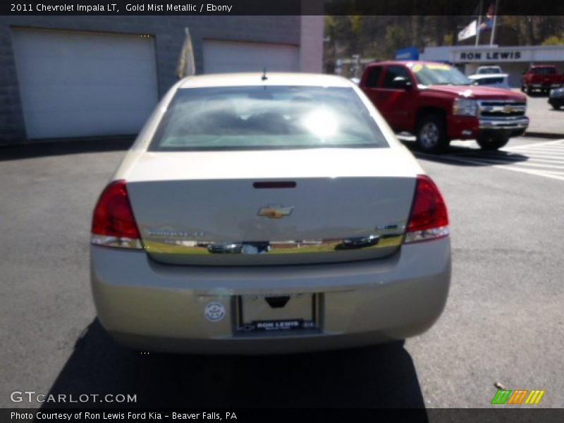 Gold Mist Metallic / Ebony 2011 Chevrolet Impala LT