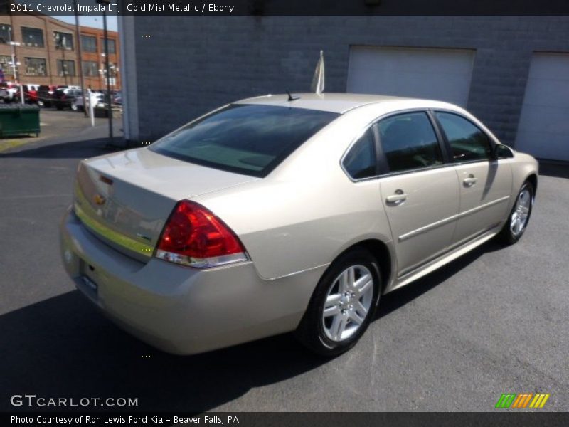 Gold Mist Metallic / Ebony 2011 Chevrolet Impala LT