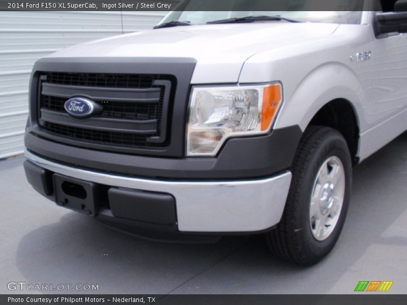 Ingot Silver / Steel Grey 2014 Ford F150 XL SuperCab