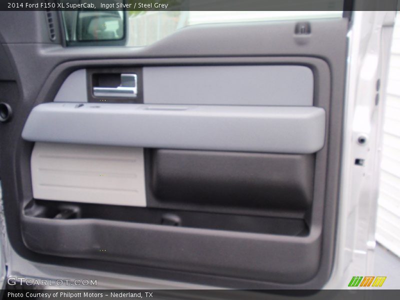 Ingot Silver / Steel Grey 2014 Ford F150 XL SuperCab