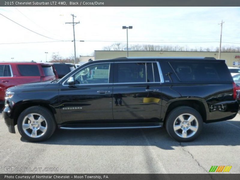 Black / Cocoa/Dune 2015 Chevrolet Suburban LTZ 4WD