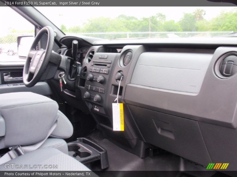 Ingot Silver / Steel Grey 2014 Ford F150 XL SuperCab