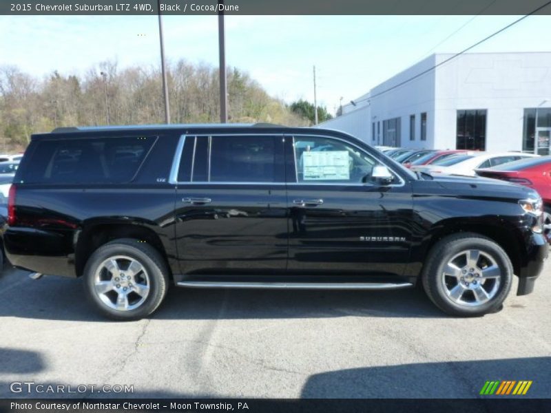 Black / Cocoa/Dune 2015 Chevrolet Suburban LTZ 4WD