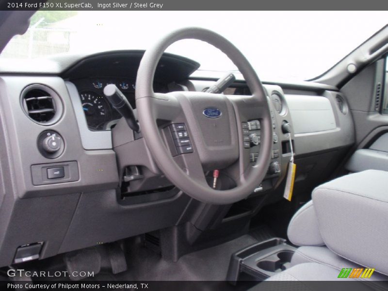 Ingot Silver / Steel Grey 2014 Ford F150 XL SuperCab