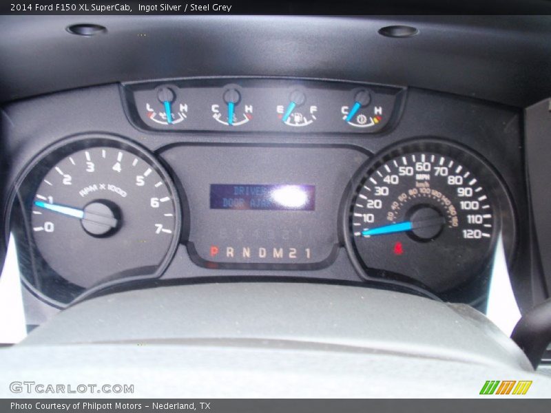 Ingot Silver / Steel Grey 2014 Ford F150 XL SuperCab