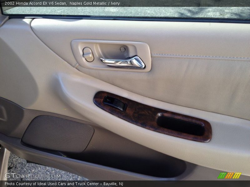 Naples Gold Metallic / Ivory 2002 Honda Accord EX V6 Sedan