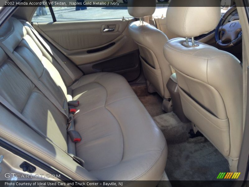 Naples Gold Metallic / Ivory 2002 Honda Accord EX V6 Sedan