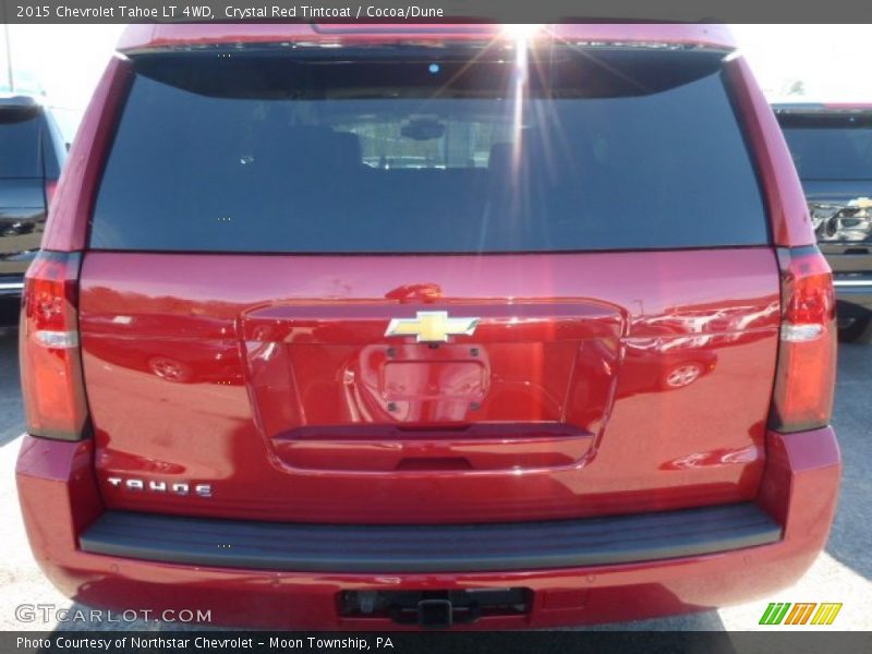 Crystal Red Tintcoat / Cocoa/Dune 2015 Chevrolet Tahoe LT 4WD