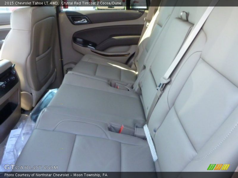 Crystal Red Tintcoat / Cocoa/Dune 2015 Chevrolet Tahoe LT 4WD