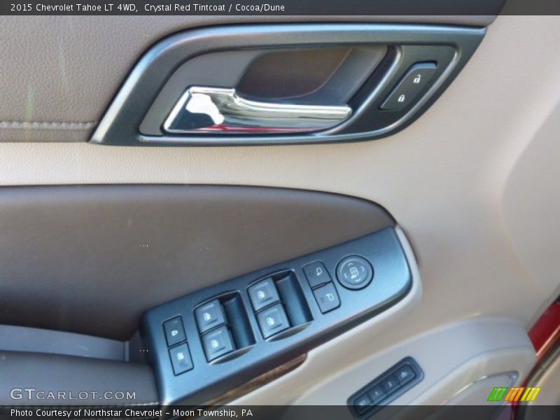 Crystal Red Tintcoat / Cocoa/Dune 2015 Chevrolet Tahoe LT 4WD