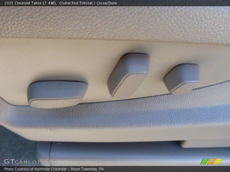 Crystal Red Tintcoat / Cocoa/Dune 2015 Chevrolet Tahoe LT 4WD