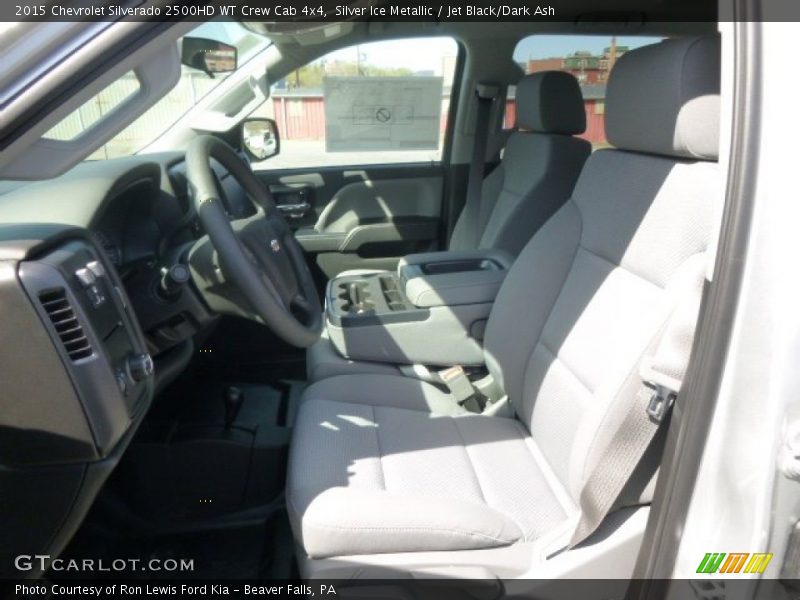 Silver Ice Metallic / Jet Black/Dark Ash 2015 Chevrolet Silverado 2500HD WT Crew Cab 4x4