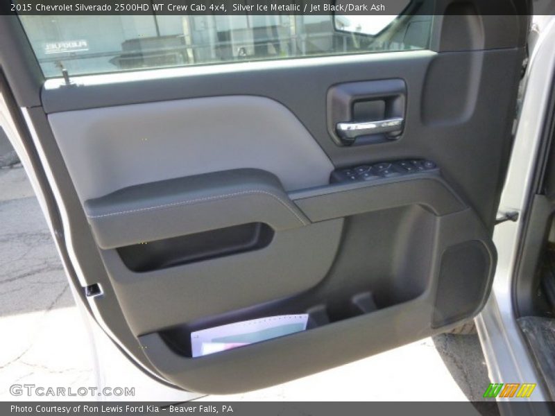 Silver Ice Metallic / Jet Black/Dark Ash 2015 Chevrolet Silverado 2500HD WT Crew Cab 4x4