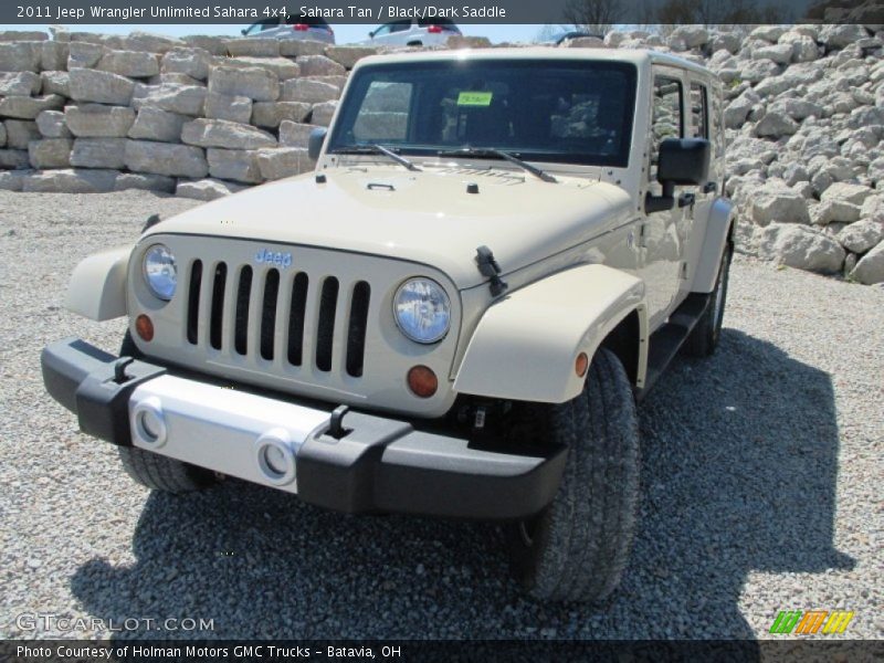 Sahara Tan / Black/Dark Saddle 2011 Jeep Wrangler Unlimited Sahara 4x4